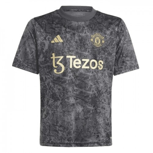Camiseta Manchester United X Stone Roses Especial 2023-24 Negra Camiseta Manchester United X Stone Roses Especial 2023-24 Negra
